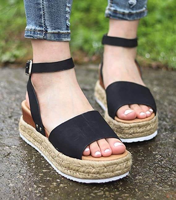 Indigo | Damer Plattform Espadril Sandaler