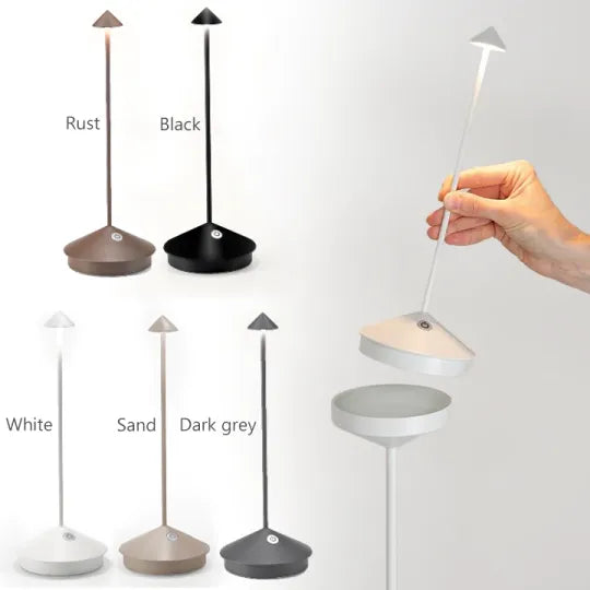 Stolja | Trådlös och Uppladdningsbar LED Bordslampa