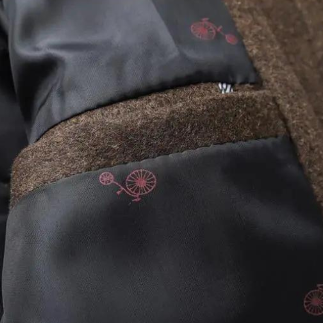 Årgång Stil Trenchcoat för Män