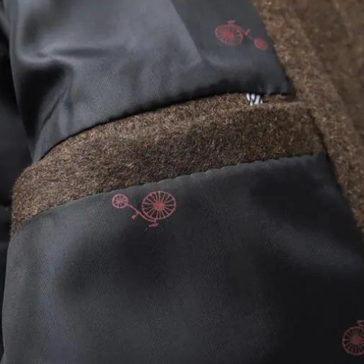 Årgång Stil Trenchcoat för Män