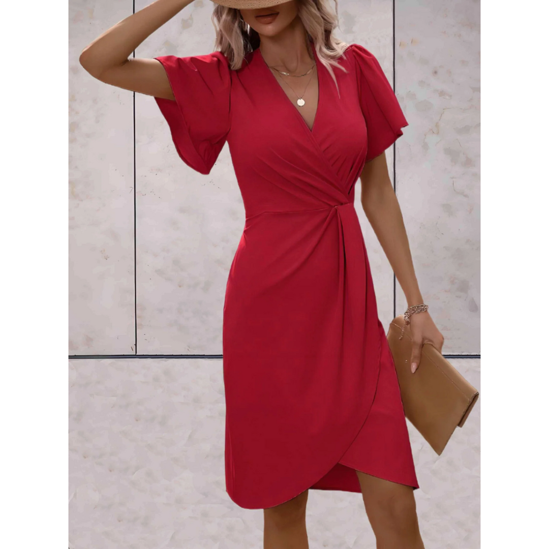 Thalora | Eleganta Omlott Midiklänning