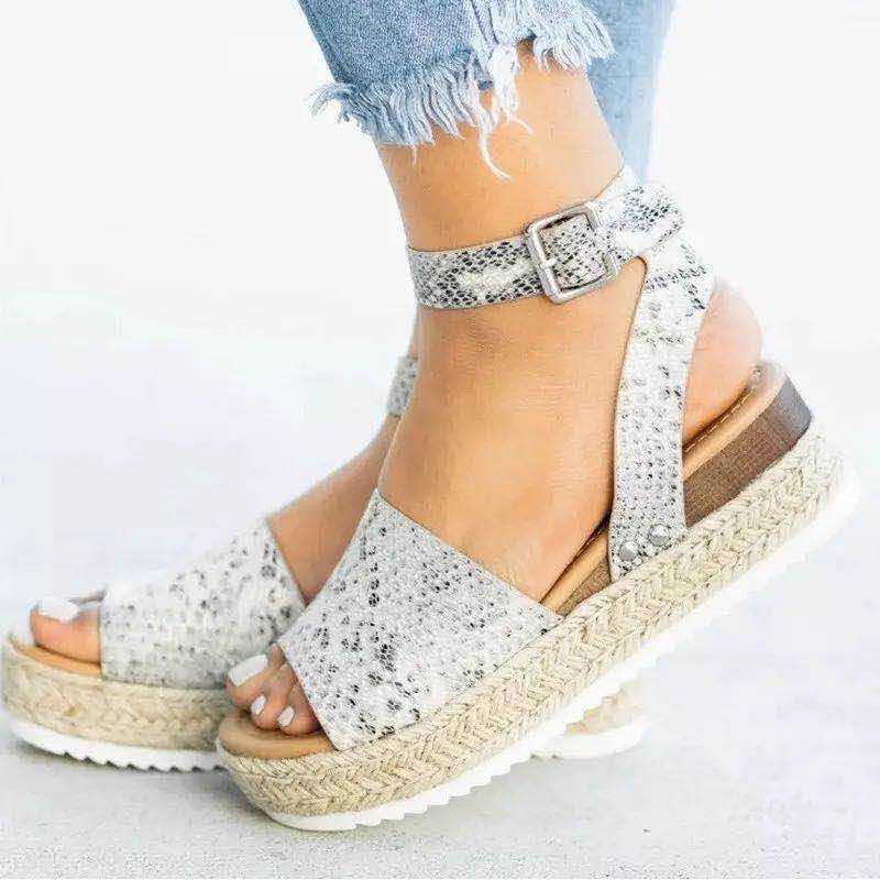 Indigo | Damer Plattform Espadril Sandaler