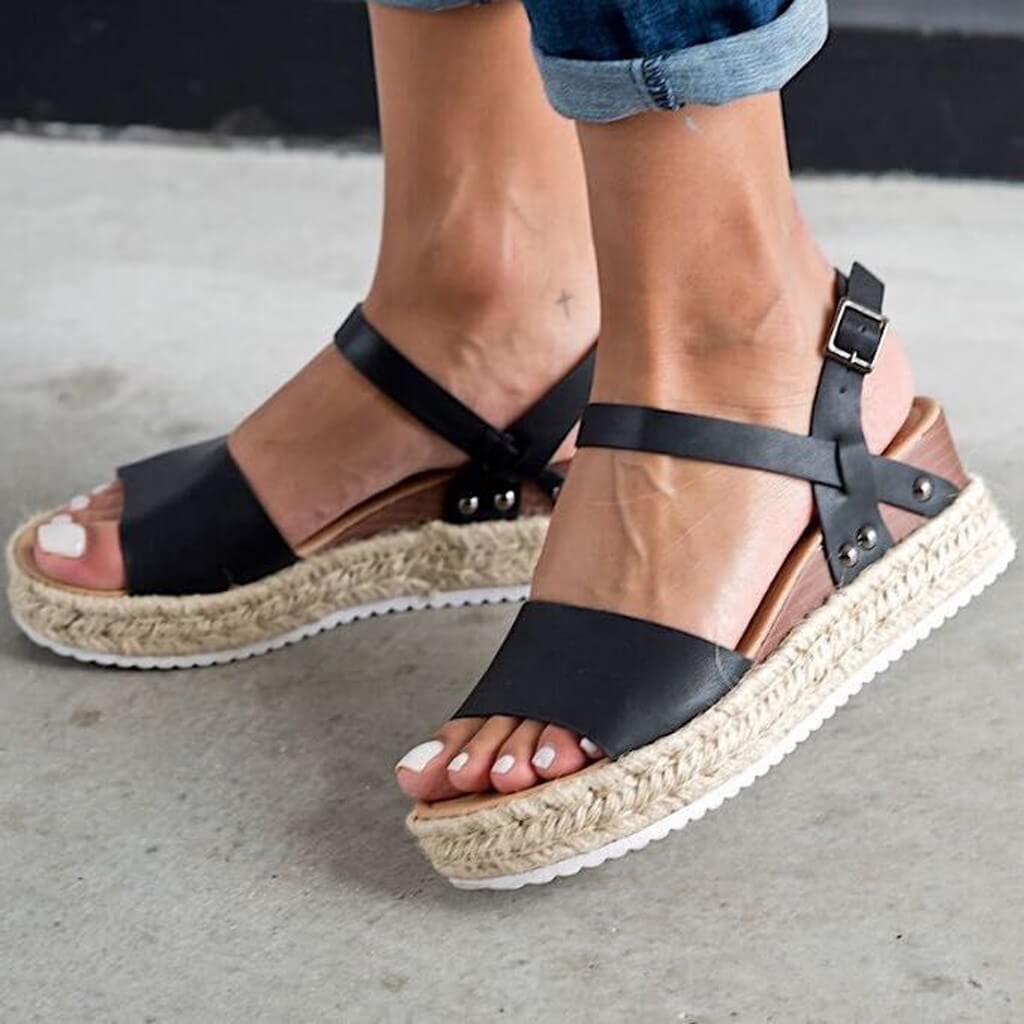 Indigo | Damer Plattform Espadril Sandaler