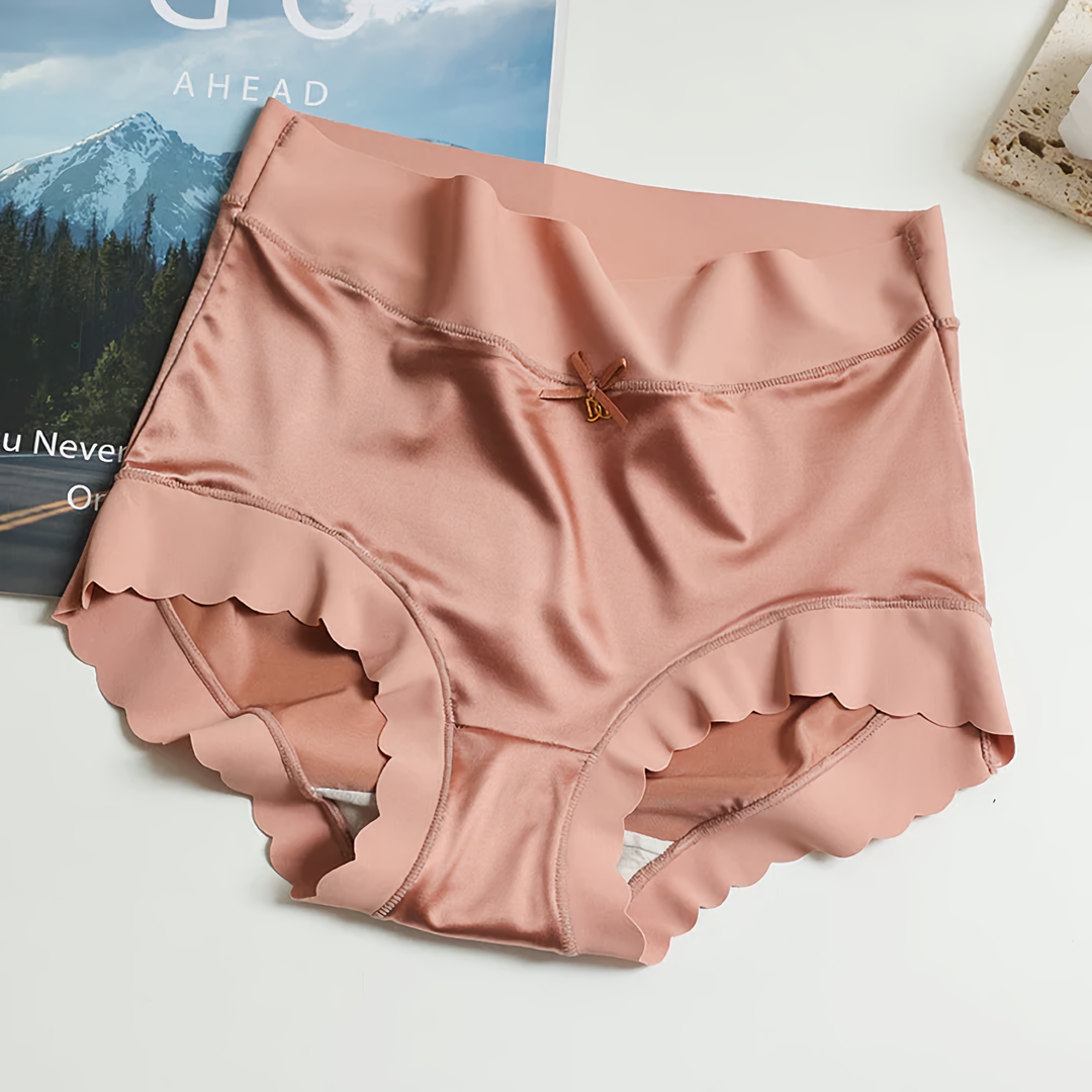 Zenovia | 5-pack Sömlös Silke Satin Damunderkläder