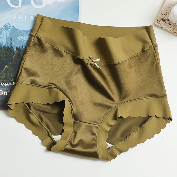 Zenovia | 5-pack Sömlös Silke Satin Damunderkläder