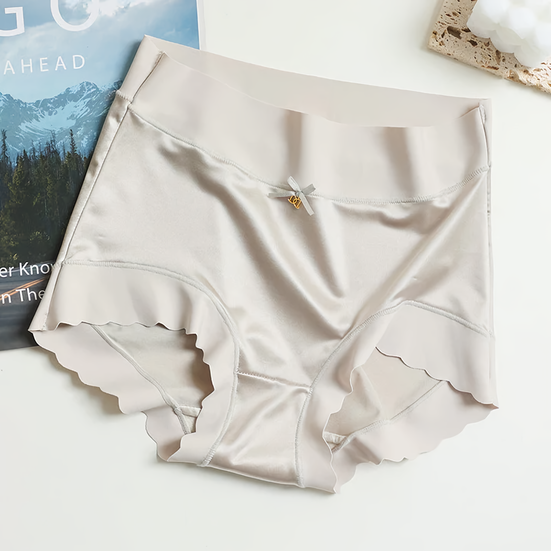 Zenovia | 5-pack Sömlös Silke Satin Damunderkläder