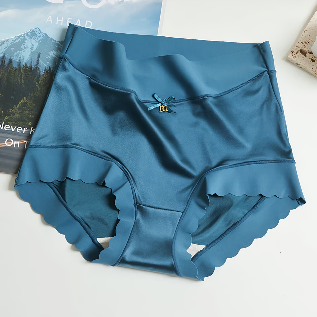 Zenovia | 5-pack Sömlös Silke Satin Damunderkläder