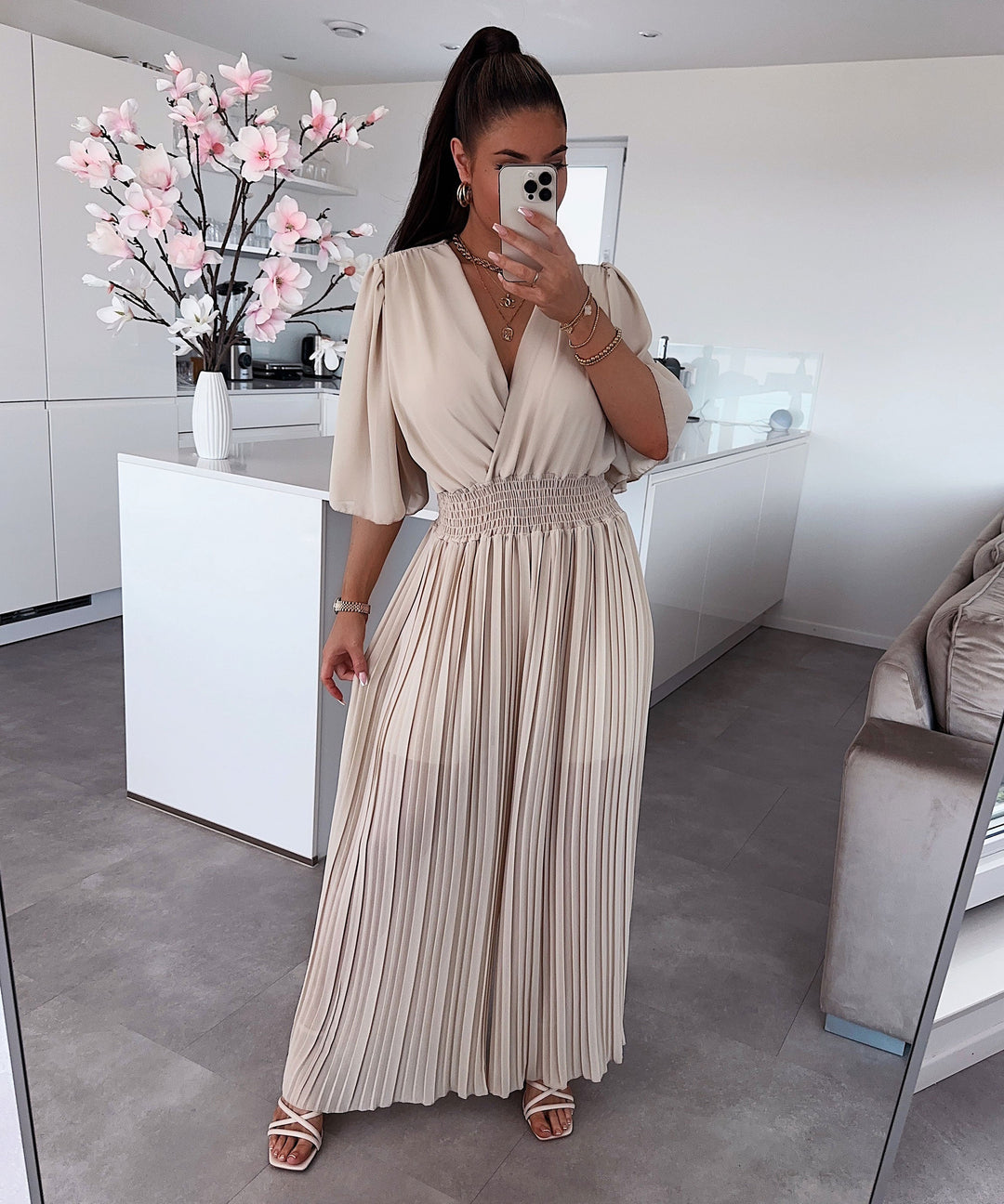Stariel | Eleganta Endelad Utstyrsel För Kvinnor i Beige