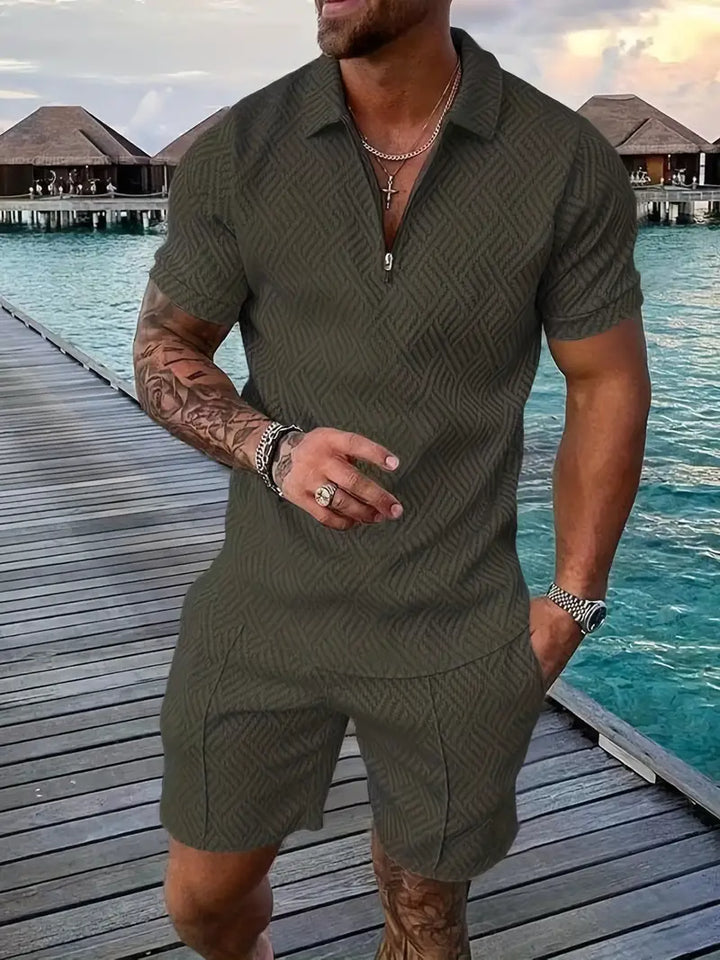 Dave | Andningsbar Tvådelad Outfit För Män