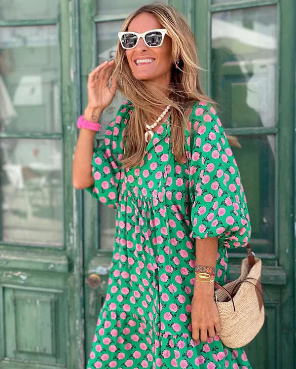 Margaret | Snygg Och Ledig Sommar Klänning