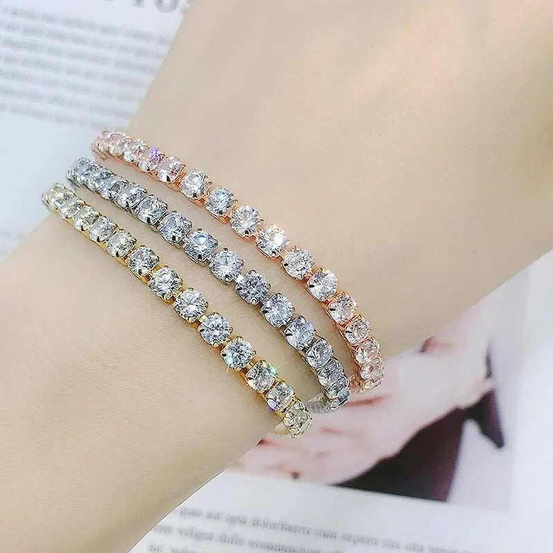 Eleganta Tennisarmband | Snygg och Tidlös Presentidé