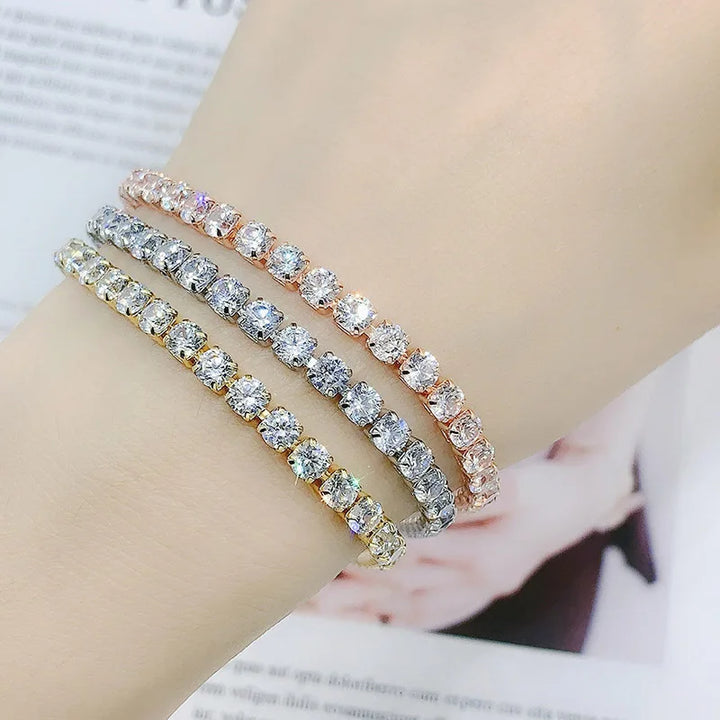 Eleganta Tennisarmband | Snygg och Tidlös Presentidé