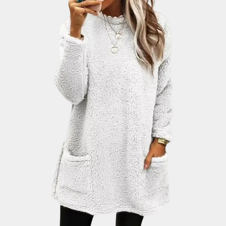Maya | Mysig Mjuk Lång Tröja