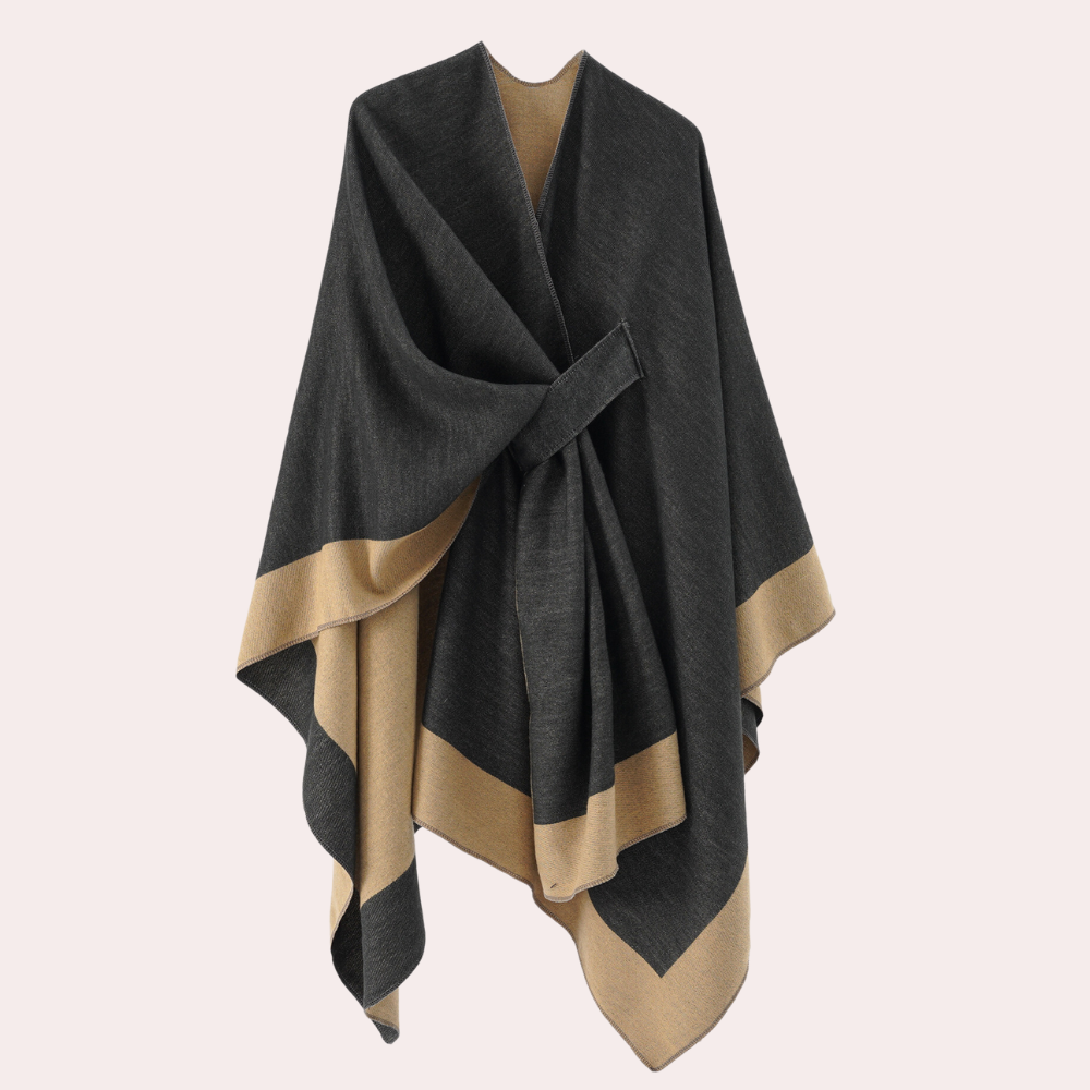 Nora | Elegant Poncho för Kvinnor