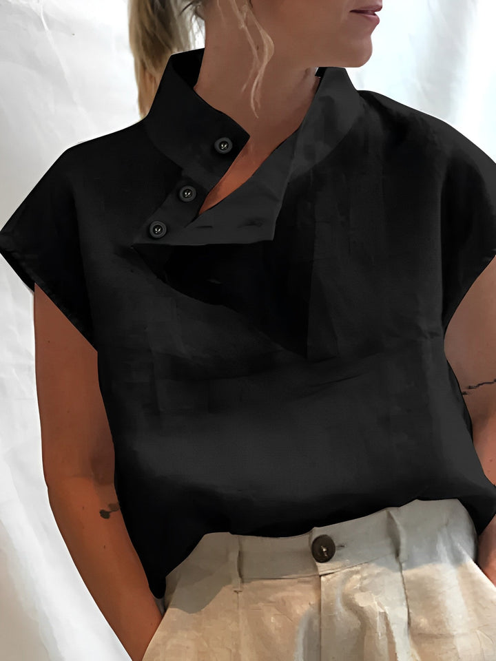 Nia | Eleganta Damer Kortärmad Sommartopp