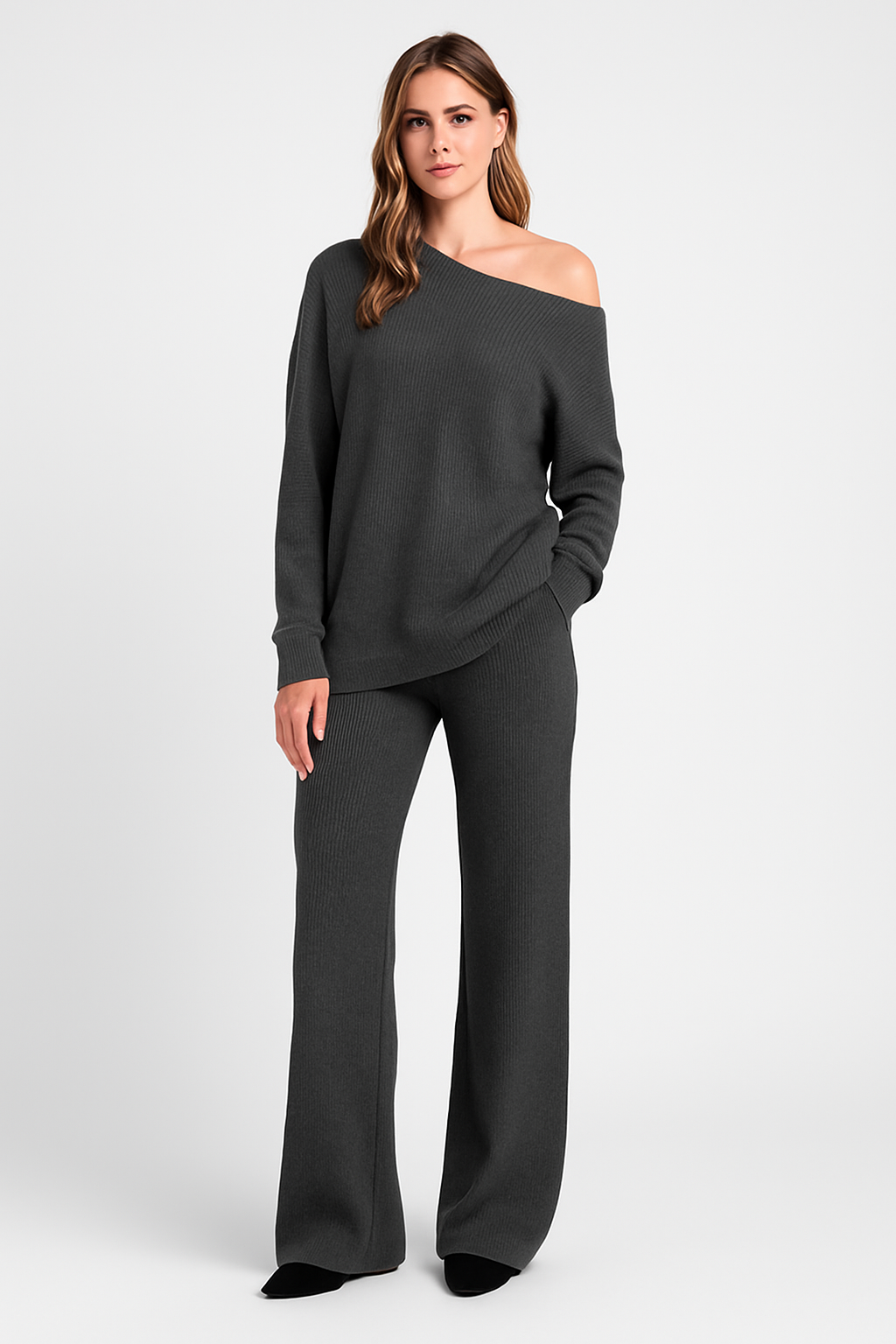 Dam Överdimensionerad Loungeset | Tvådelad Avslappnad Utstyrsel