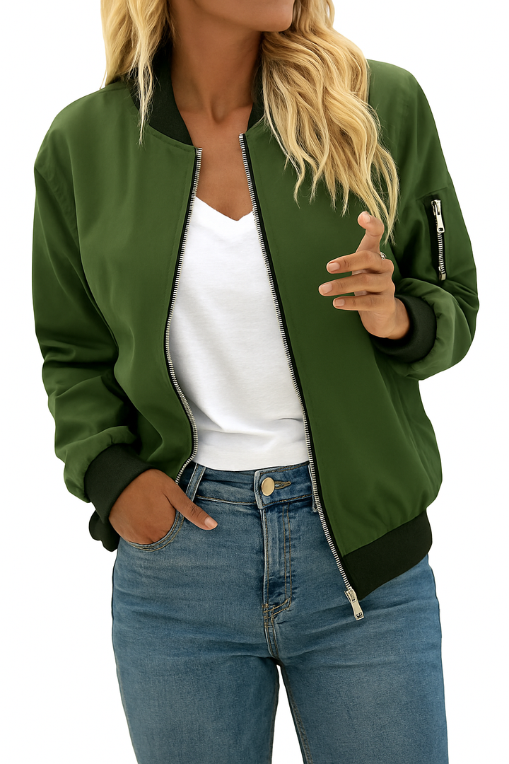 Mireya | Dam Blommig Sommar Bomberjacka