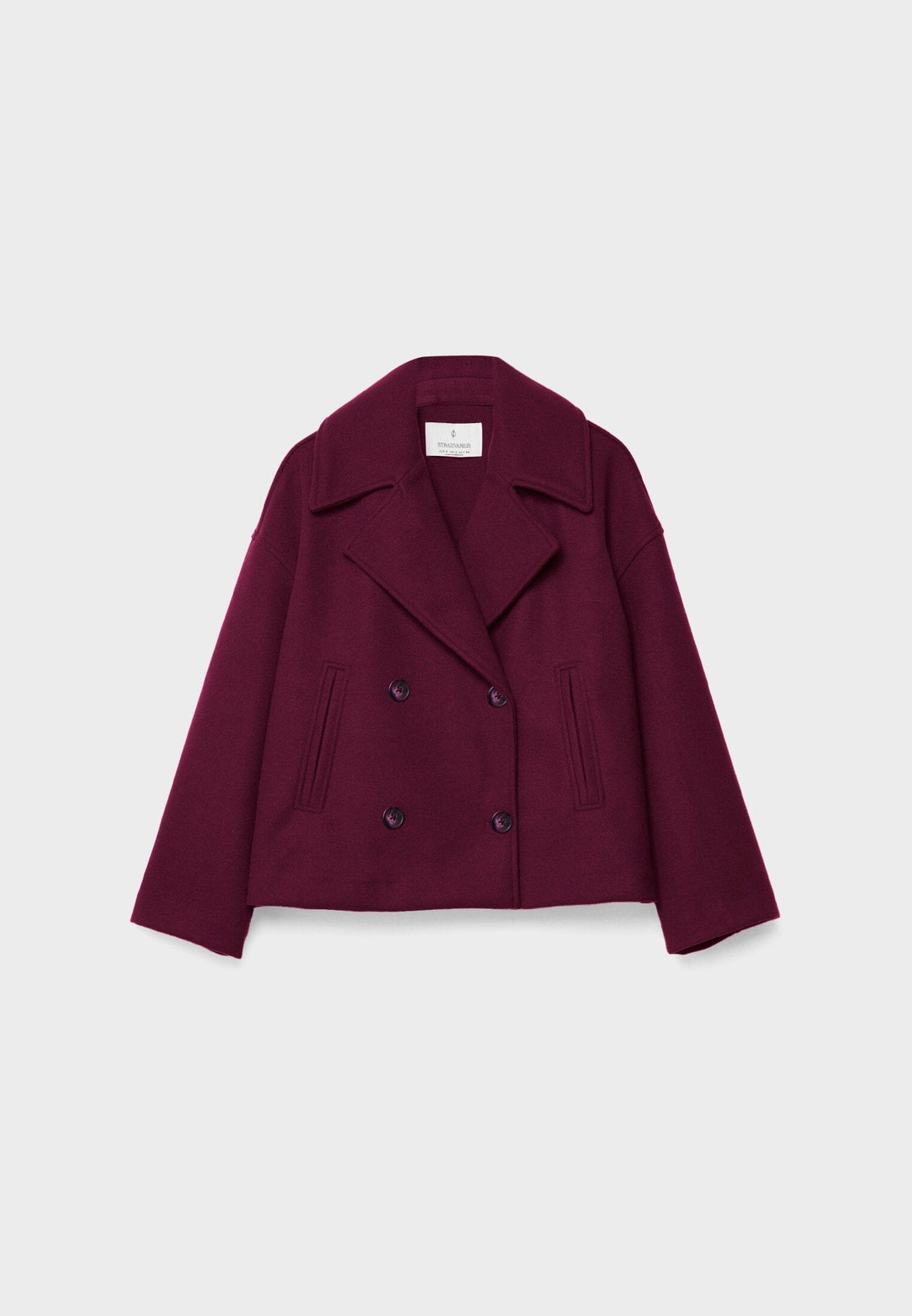 Kaelith | Chic Dubbel-Knäppt Kort Blazer Jacka