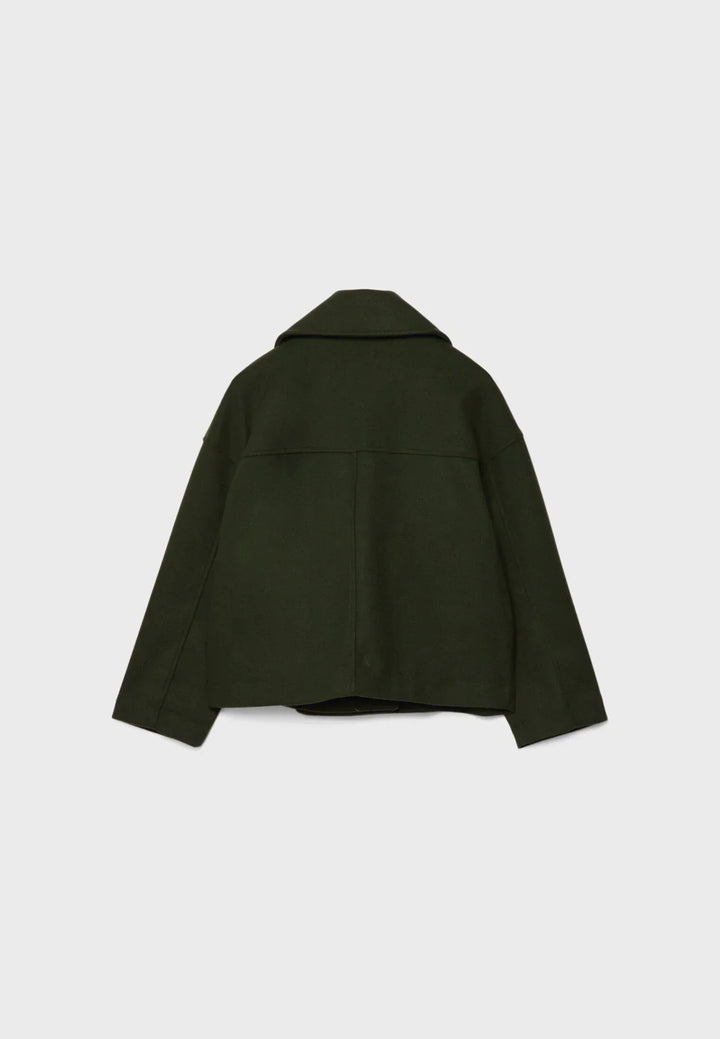 Kaelith | Chic Dubbel-Knäppt Kort Blazer Jacka