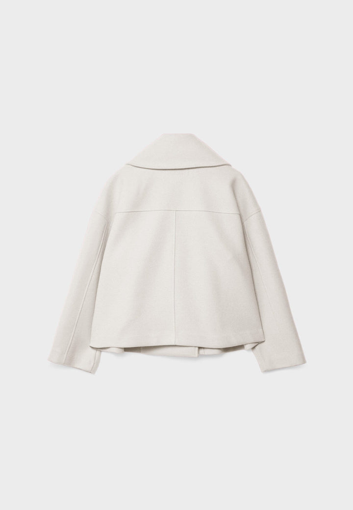 Kaelith | Chic Dubbel-Knäppt Kort Blazer Jacka