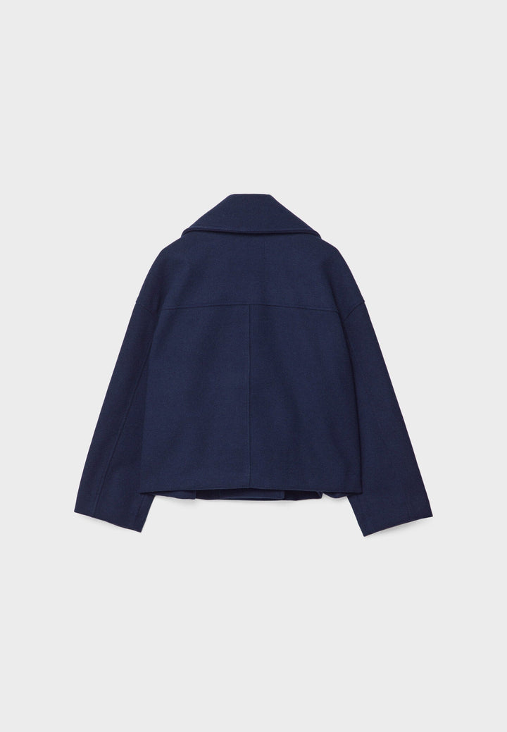Kaelith | Chic Dubbel-Knäppt Kort Blazer Jacka