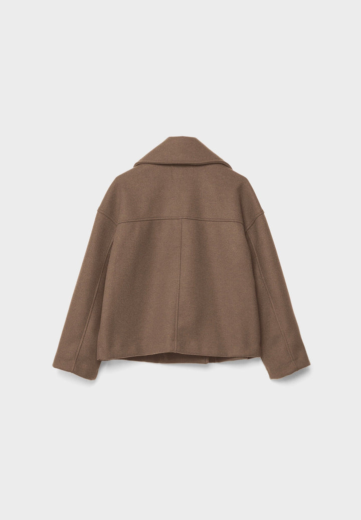 Kaelith | Chic Dubbel-Knäppt Kort Blazer Jacka
