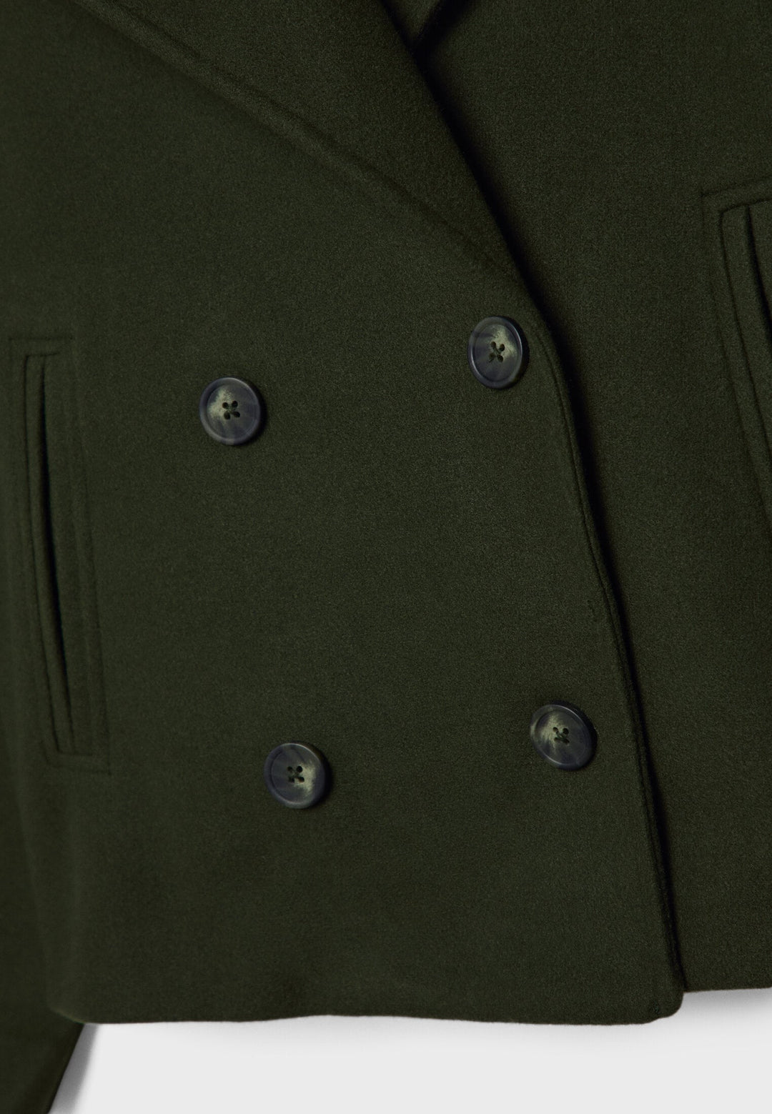 Kaelith | Chic Dubbel-Knäppt Kort Blazer Jacka