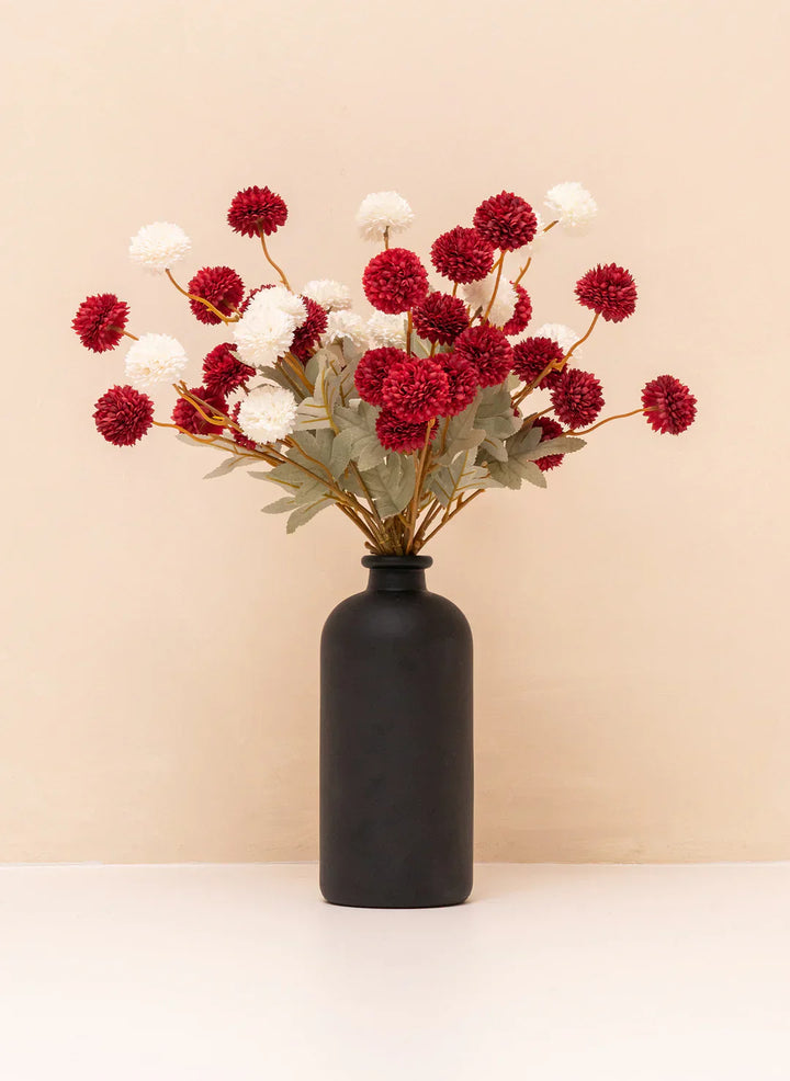 10 Stänglar Silke Kiku Krysantemum Blommor