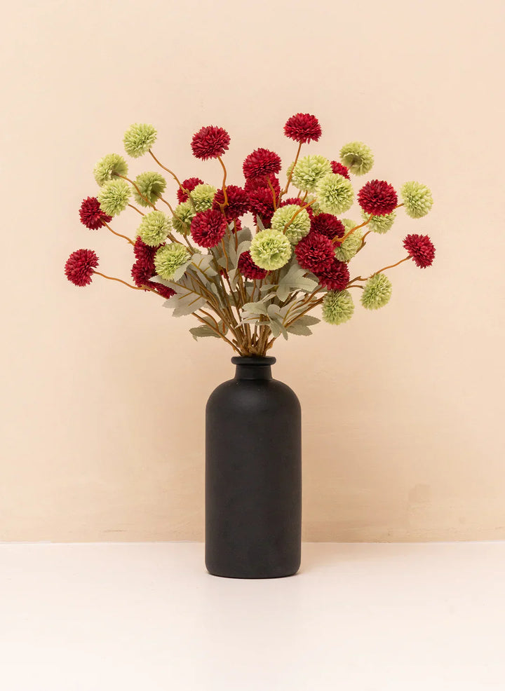 10 Stänglar Silke Kiku Krysantemum Blommor