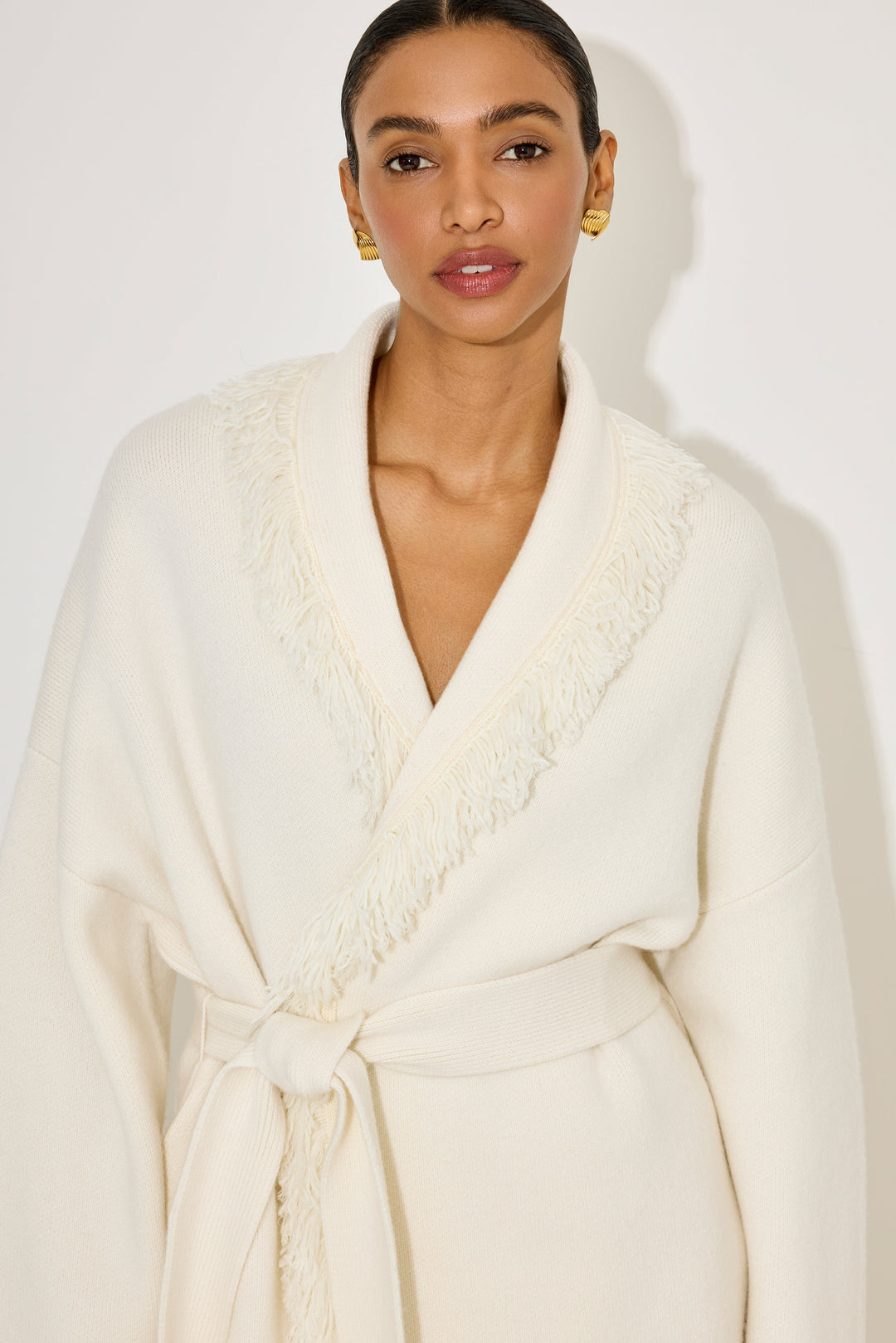 Dam Sticka Kofta Med Fransdetalj