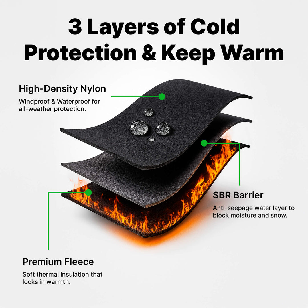 Vattentäta Elektriskt Uppvärmda Vinterhandskar