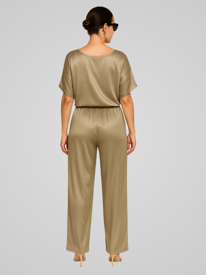 Willa | Dam Eleganta Satin Co-ord Uppsättning
