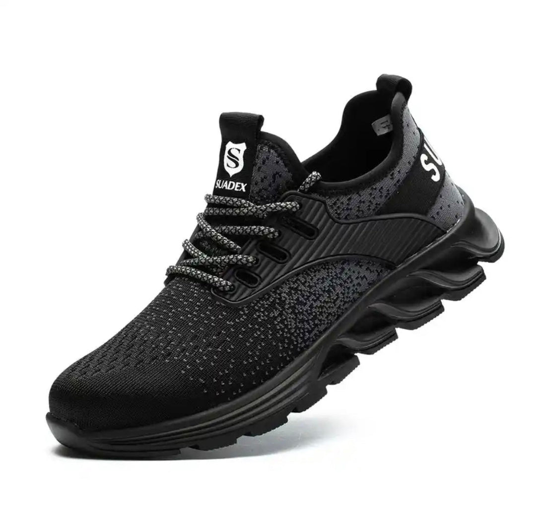 Säkerhets Sneaker med Ståltå och Halksäkra Skor