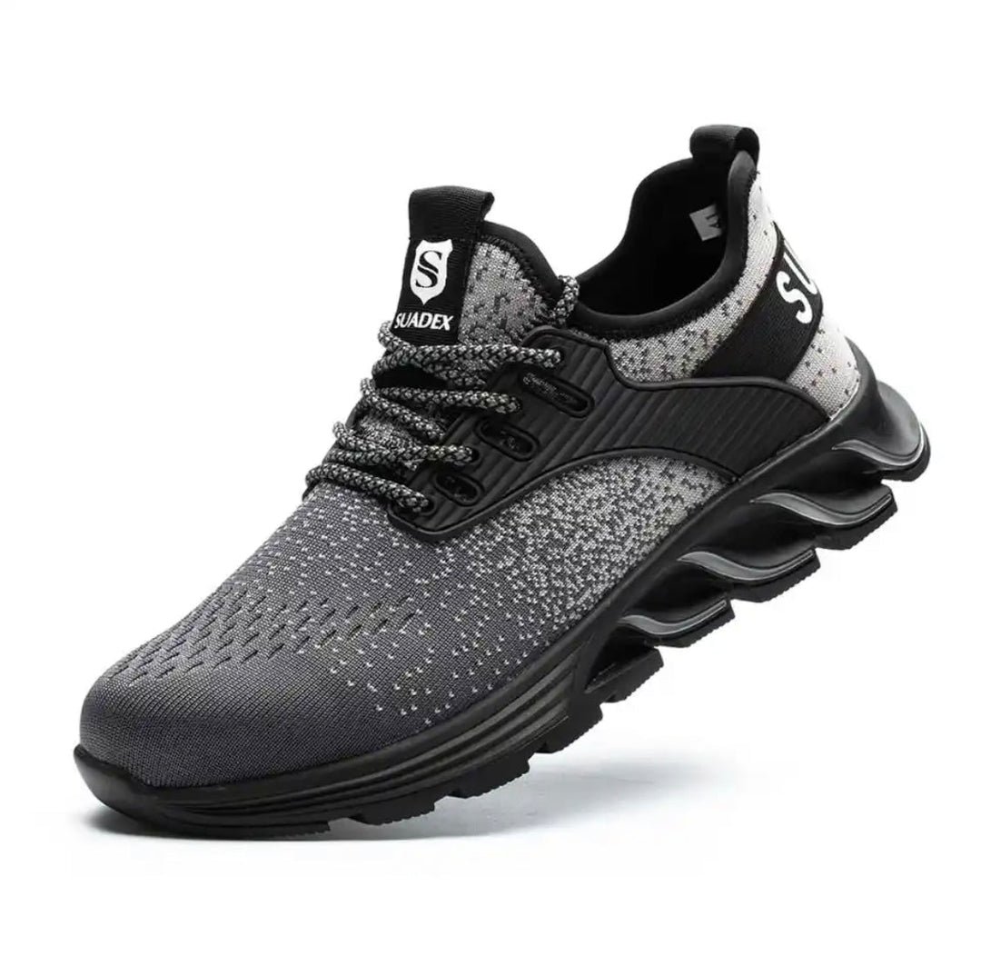 Säkerhets Sneaker med Ståltå och Halksäkra Skor