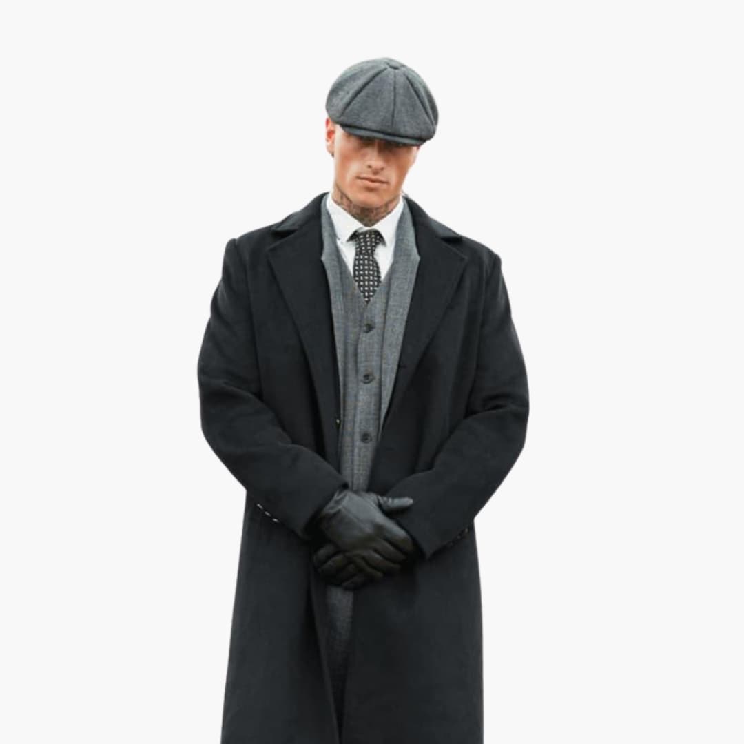 Herr Vinterhandskar | Snäppstängning Läderstil