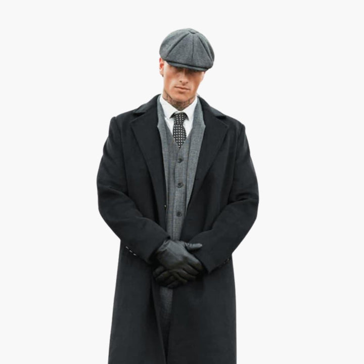 Herr Vinterhandskar | Snäppstängning Läderstil