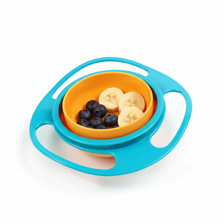 360° Spillskyddad Barnskål med Gyroskopisk Utformning