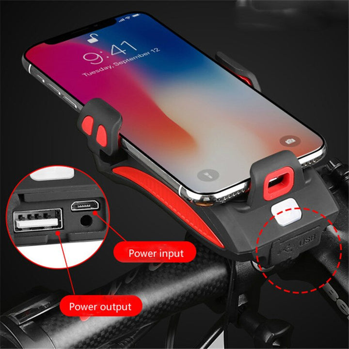 Cykel Fäste | Cykelstyre Telefonfäste för Ljus och Powerbank
