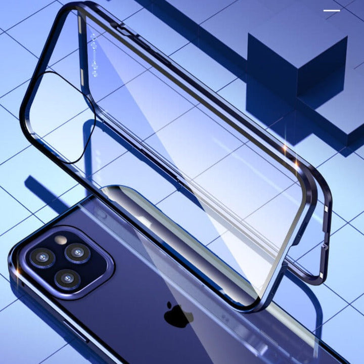 iPhone Härdat Glas Fodral | Integritetsskydd och Reptåligt