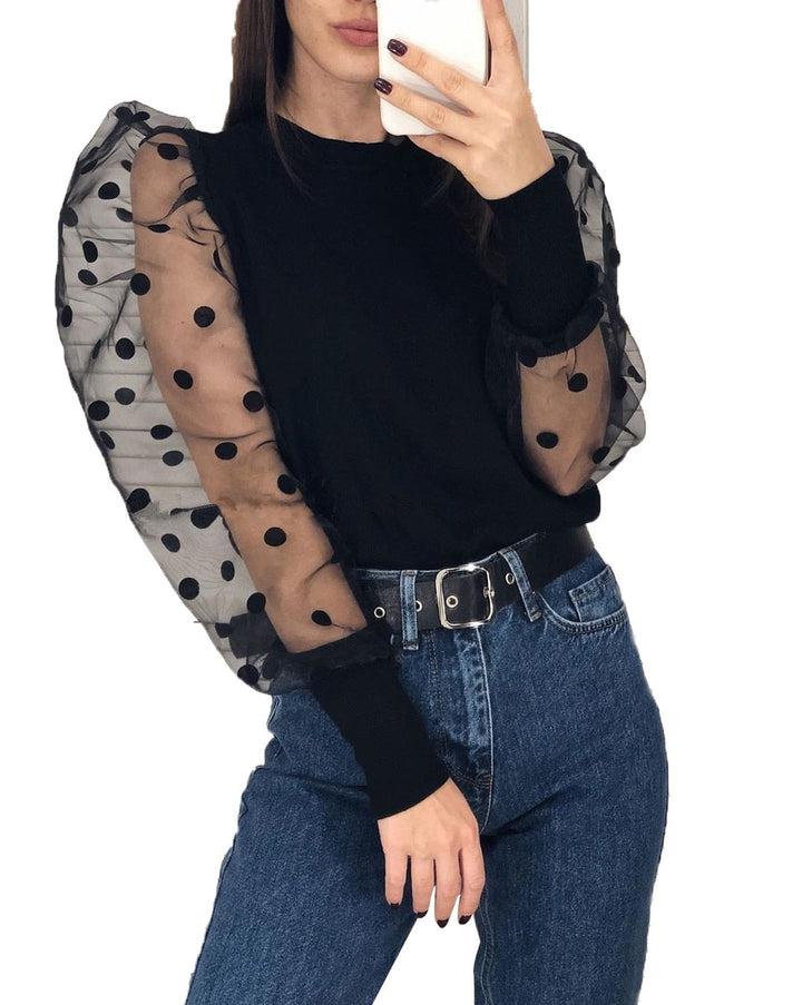 Rainelle | Damer Eleganta Långärmad Blus