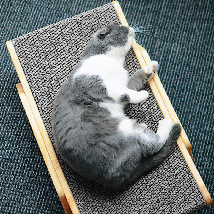Trä Kattskrapa och Solstol