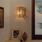 Boho Väggdekor | Lampskärm i Rotting med Hamparep