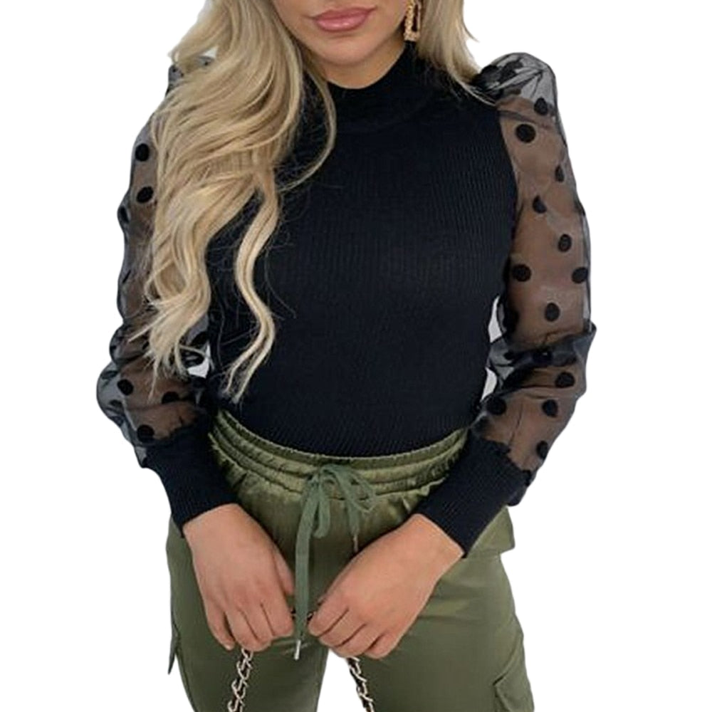 Rainelle | Damer Eleganta Långärmad Blus