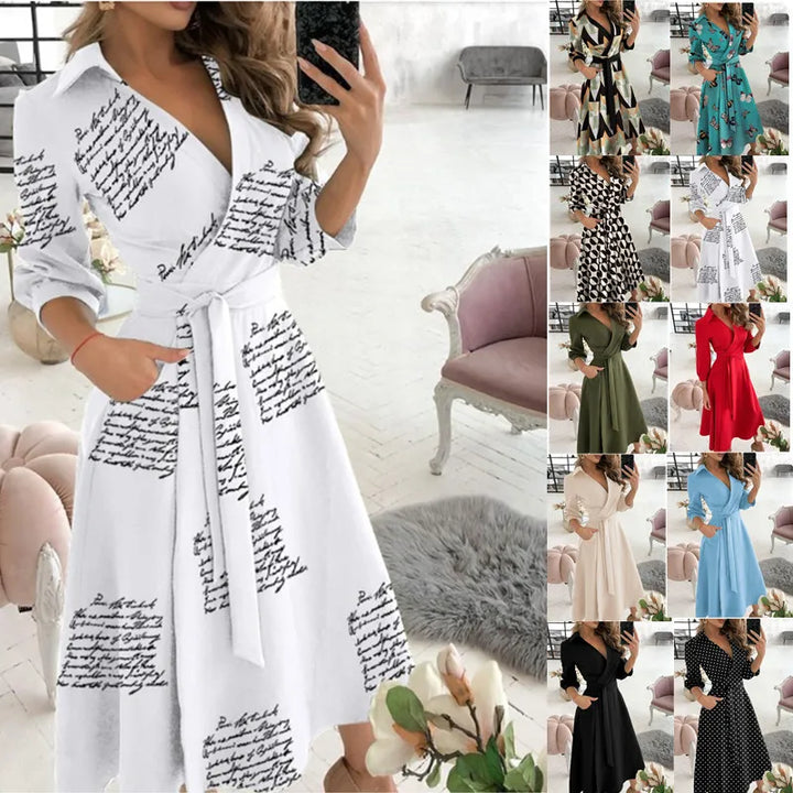 Dorelia | Eleganta Omlottklänning för Kvinnor