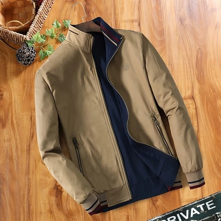 Herr Vändbar Jacka | Modern Tillfällig Stil