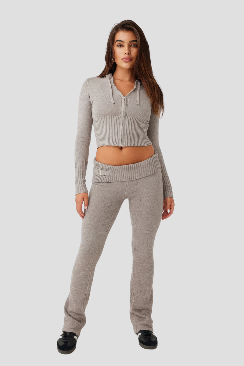 Nessa | Mysiga dra igen blixtlåset Loungewear Outfit för Kvinnor