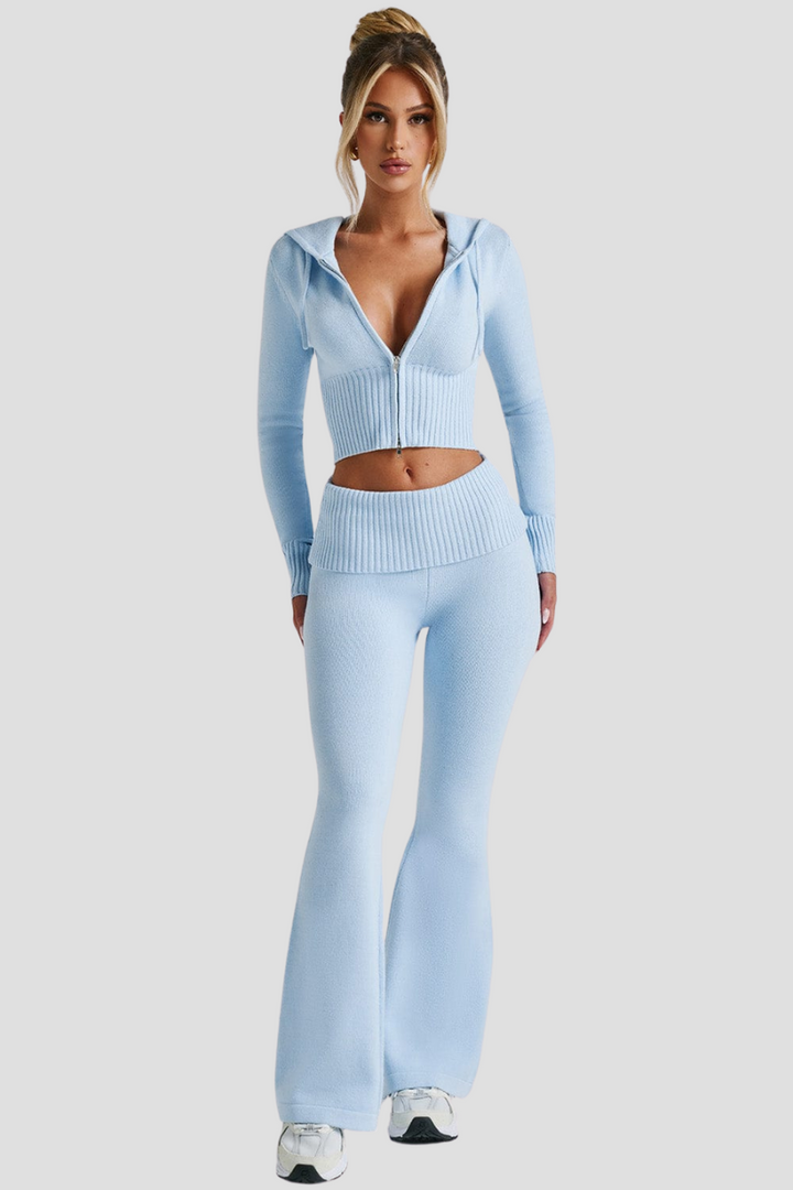 Nessa | Mysiga dra igen blixtlåset Loungewear Outfit för Kvinnor