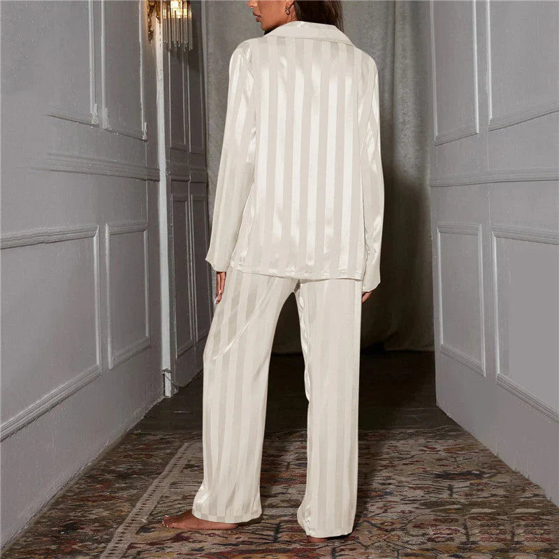 Evania | Dam Satin Pyjamas Uppsättning