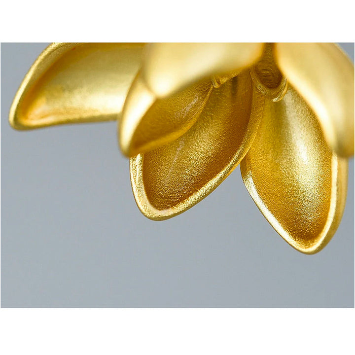 Magnolia Blomma Dingla Örhängen  | Eleganta Droppe Blommig Smycken