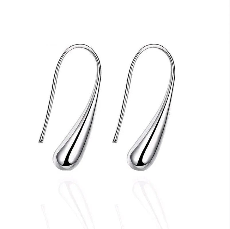 Eva | Dam 4-Delade Sterling Silver Teardrop Smycken Uppsättning